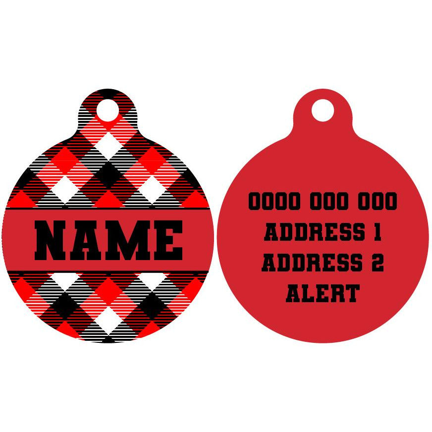 Pet ID Tag | Roaring Red