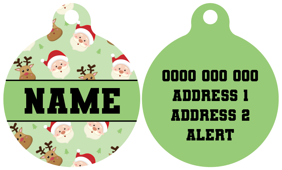 Pet ID Tag | Santa Paws