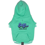 HOODIE DOG JUMPER: Teal {FINAL SALE}