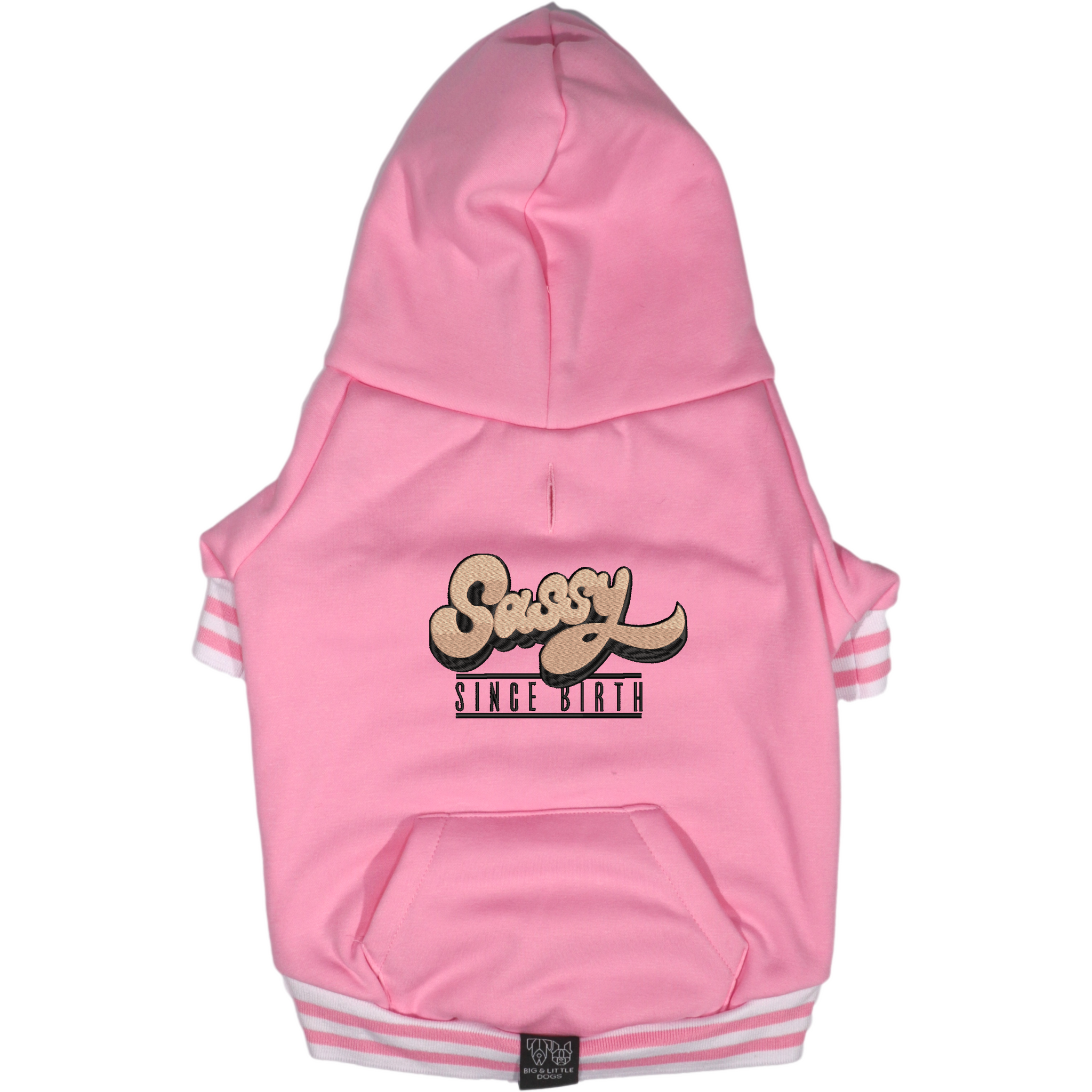 HOODIE DOG JUMPER: Pink {FINAL SALE}