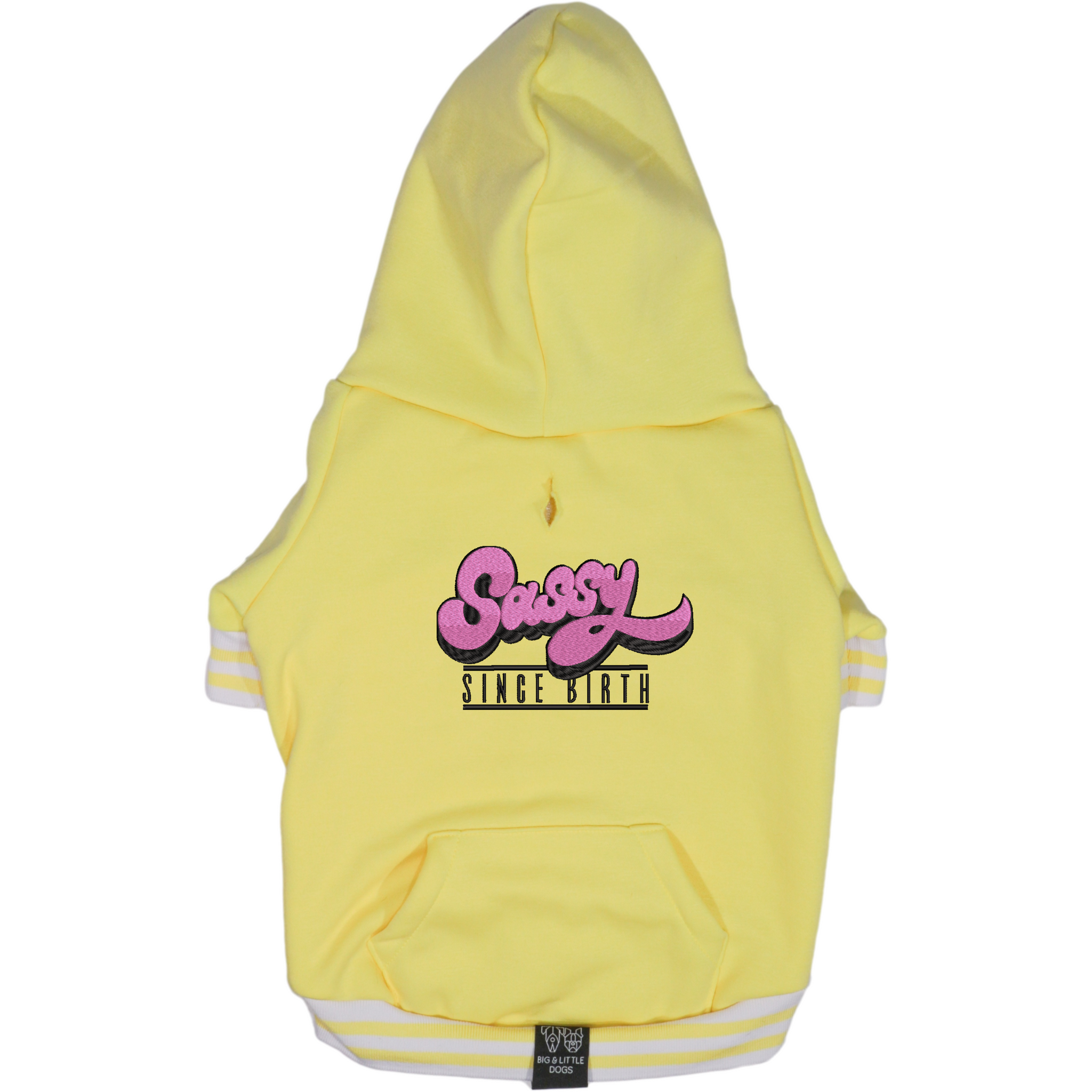 HOODIE DOG JUMPER: Lemon {FINAL SALE}