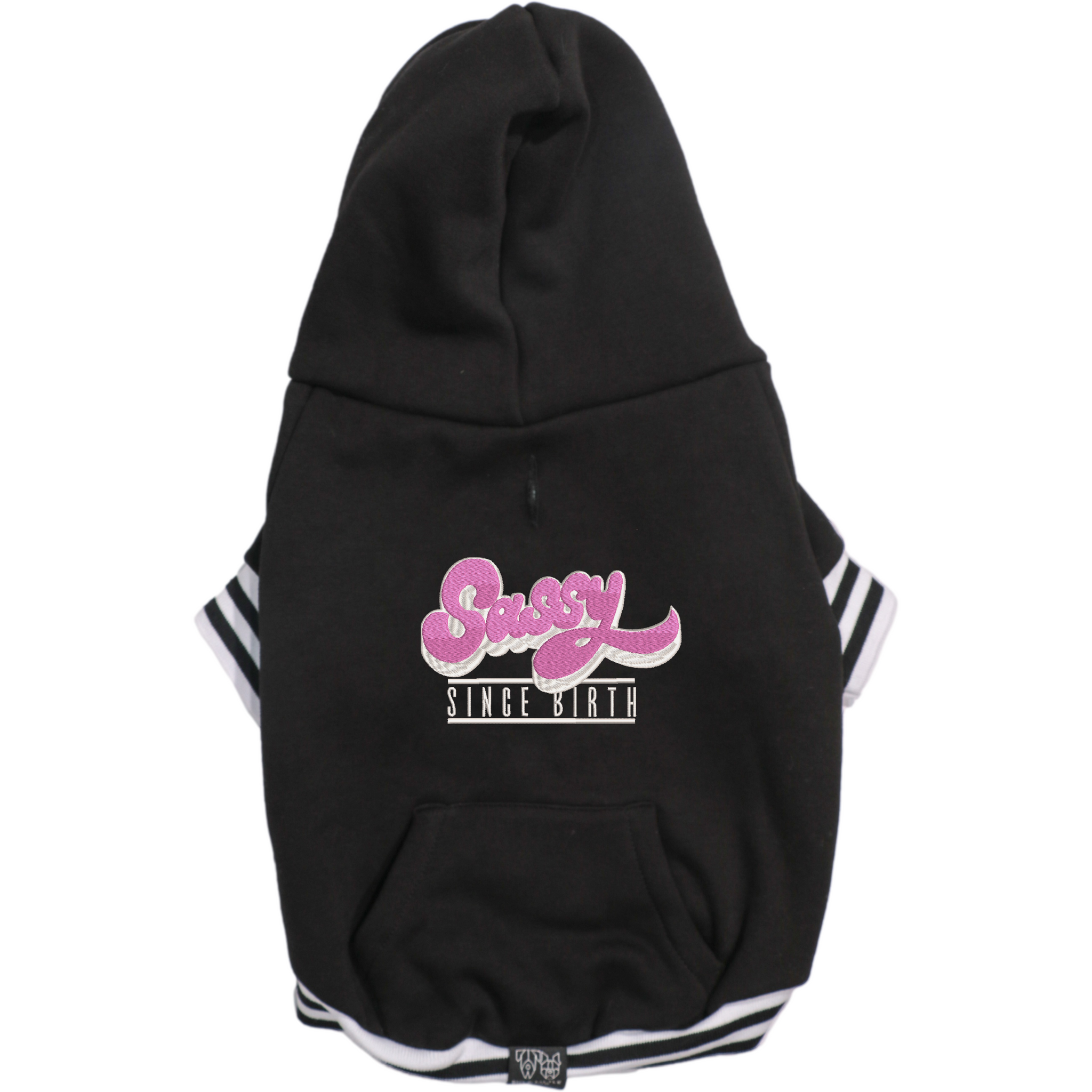 HOODIE DOG JUMPER: Black {FINAL SALE}