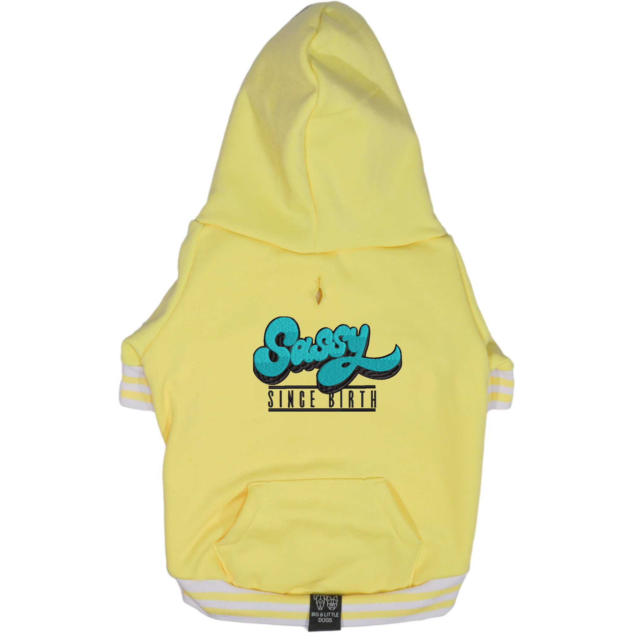 HOODIE DOG JUMPER: Lemon {FINAL SALE}