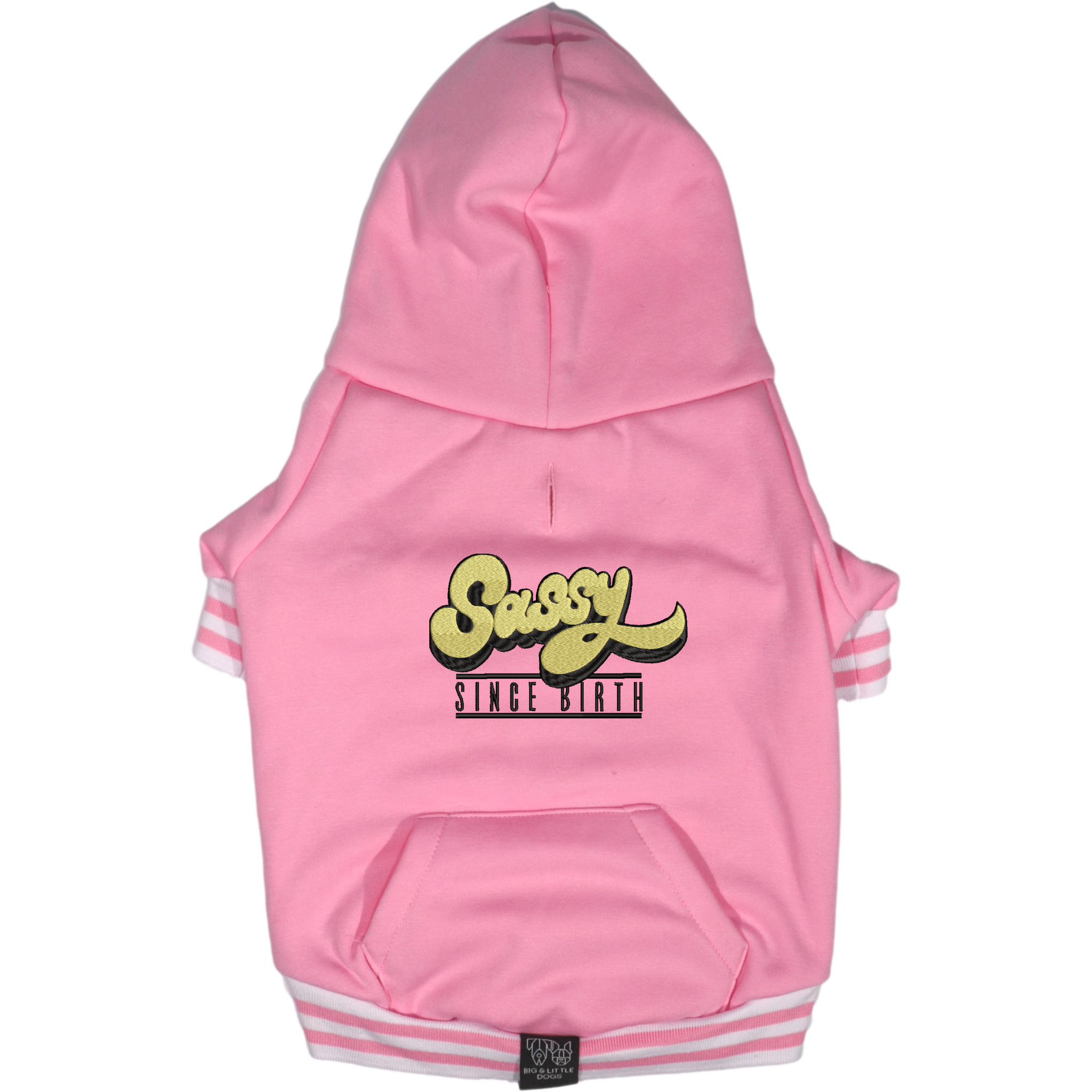 HOODIE DOG JUMPER: Pink {FINAL SALE}