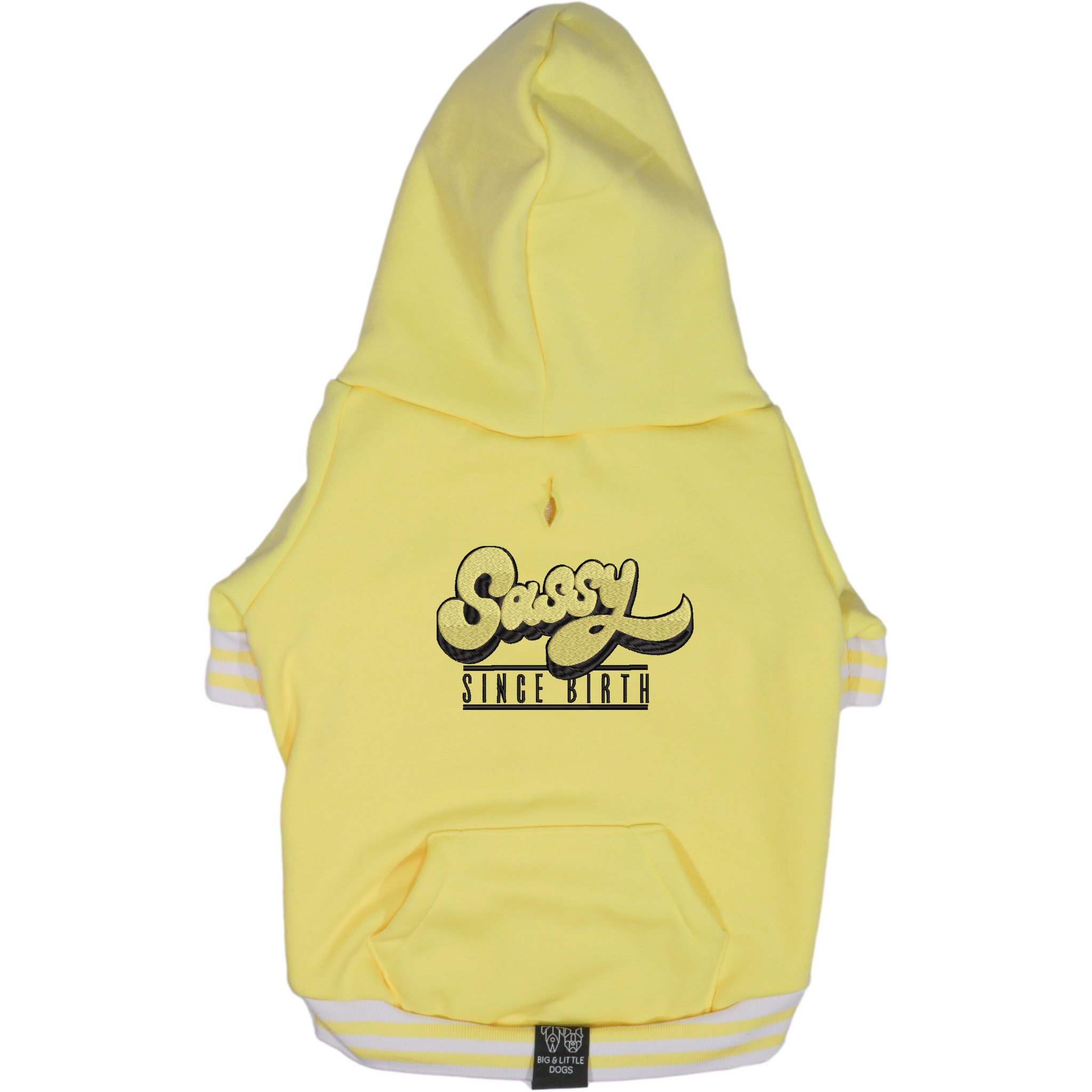 HOODIE DOG JUMPER: Lemon {FINAL SALE}