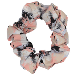 Hair Scrunchie Peach Splatter Terrazzo