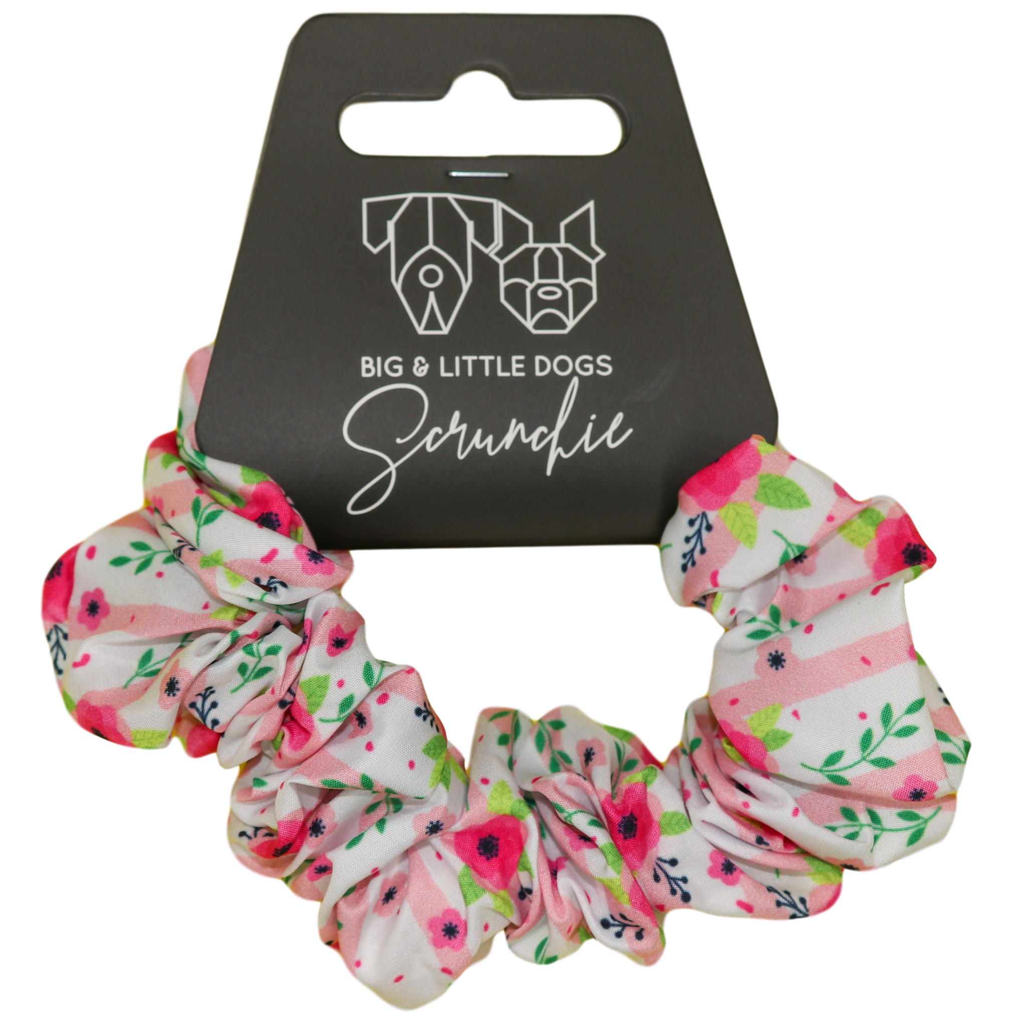 Scrunchie Hair Tie Pretty as can Bee Floral Flowers