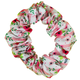 Scrunchie Hair Tie Pretty as can Bee Floral Flowers