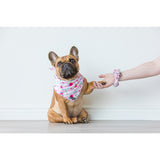 Scrunchie Hair Tie Pretty as can Bee Floral Flowers