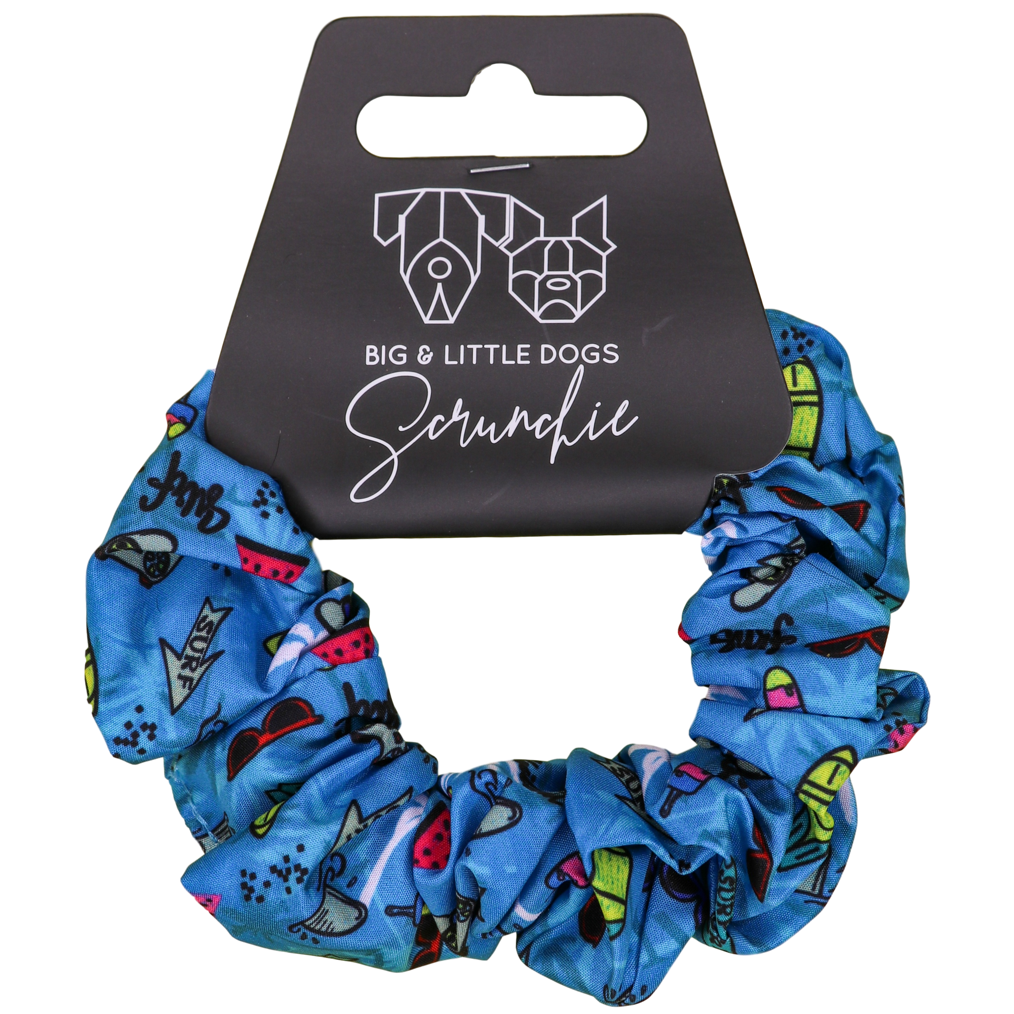 Scrunchie Hair Tie Surf's Up Surfing