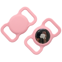 AirTag Holder | Harness or Collar Mounted (M/L Size) | Pink