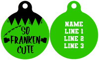 Pet ID Tag | So Franken Cute