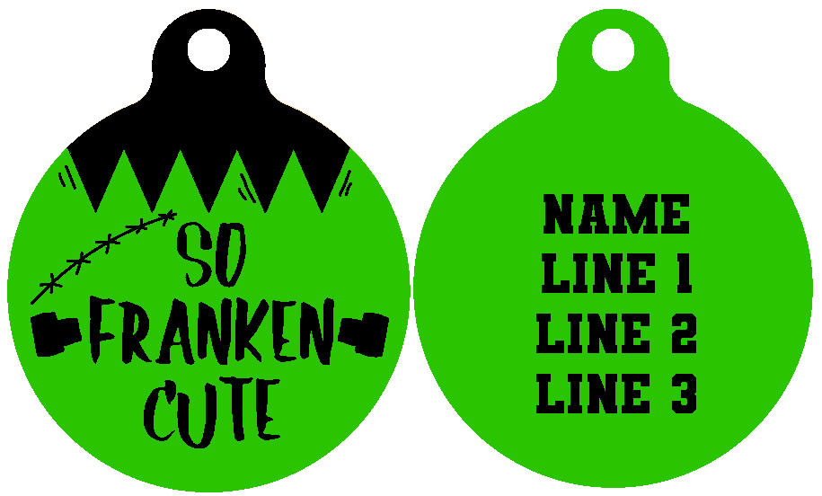 Pet ID Tag | So Franken Cute