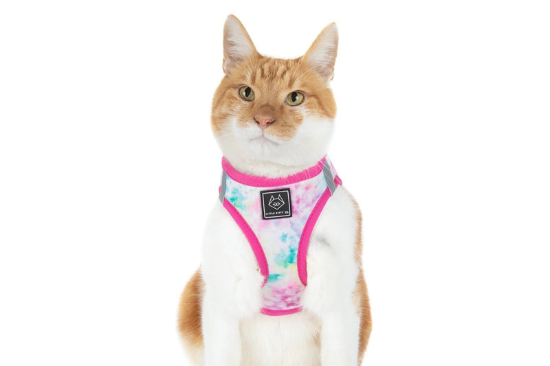 CAT STEP IN HARNESS: Cotton Candy