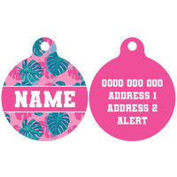 Pet ID Tag | Summer Lovin’ (Pink)