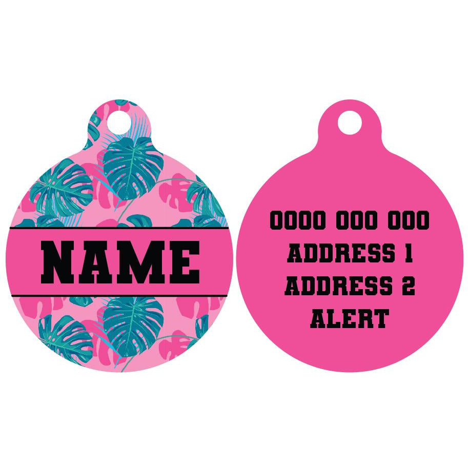 Pet ID Tag | Summer Lovin’ (Pink)