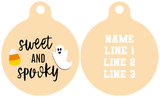 Pet ID Tag | Sweet and Spooky