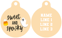 Pet ID Tag | Sweet and Spooky