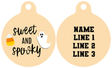 Pet ID Tag | Sweet and Spooky