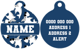 Pet ID Tag | Bite Me (Blue Version)