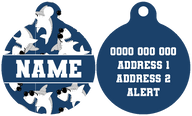 Pet ID Tag | Bite Me (Blue Version)