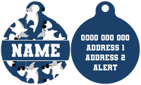 Pet ID Tag | Bite Me (Blue Version)