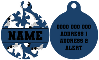 Pet ID Tag | Bite Me (Blue Version)