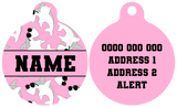 Pet ID Tag | Bite Me (Pink Version)