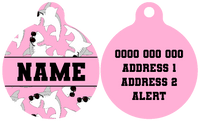 Pet ID Tag | Bite Me (Pink Version)
