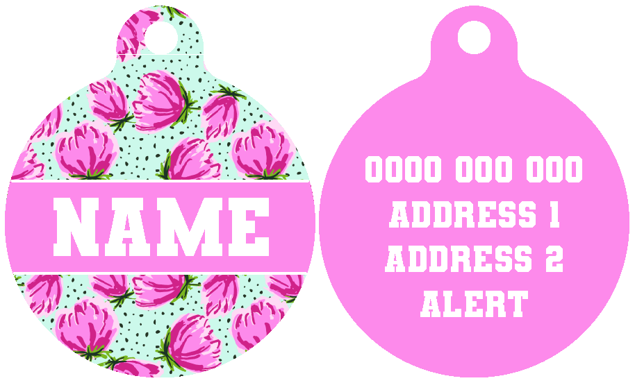 Pet ID Tag | My Pretty Peony