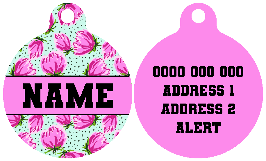 Pet ID Tag | My Pretty Peony