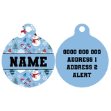 Pet ID Tag | Let It Snow