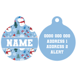 Pet ID Tag | Let It Snow