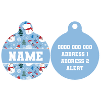 Pet ID Tag | Let It Snow