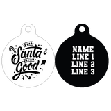 Pet ID Tag | Dear Santa, Define Good