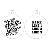Pet ID Tag | Dear Santa, Define Good