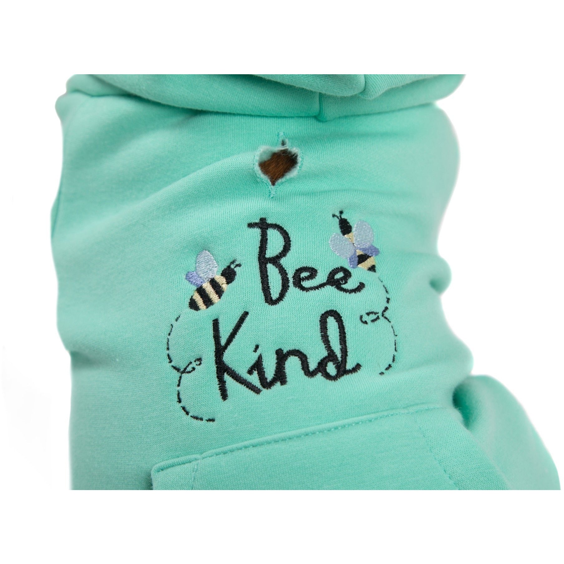 HOODIE DOG JUMPER: Teal {FINAL SALE}