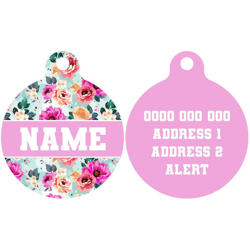 Pet ID Tag | That Floral Feeling