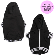 HOODIE DOG JUMPER: Black {FINAL SALE}