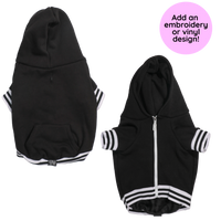 HOODIE DOG JUMPER: Black {FINAL SALE}