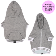 HOODIE DOG JUMPER: Grey Marle {FINAL SALE}