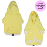 HOODIE DOG JUMPER: Lemon {FINAL SALE}