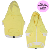 HOODIE DOG JUMPER: Lemon {FINAL SALE}