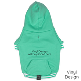 HOODIE DOG JUMPER: Teal {FINAL SALE}