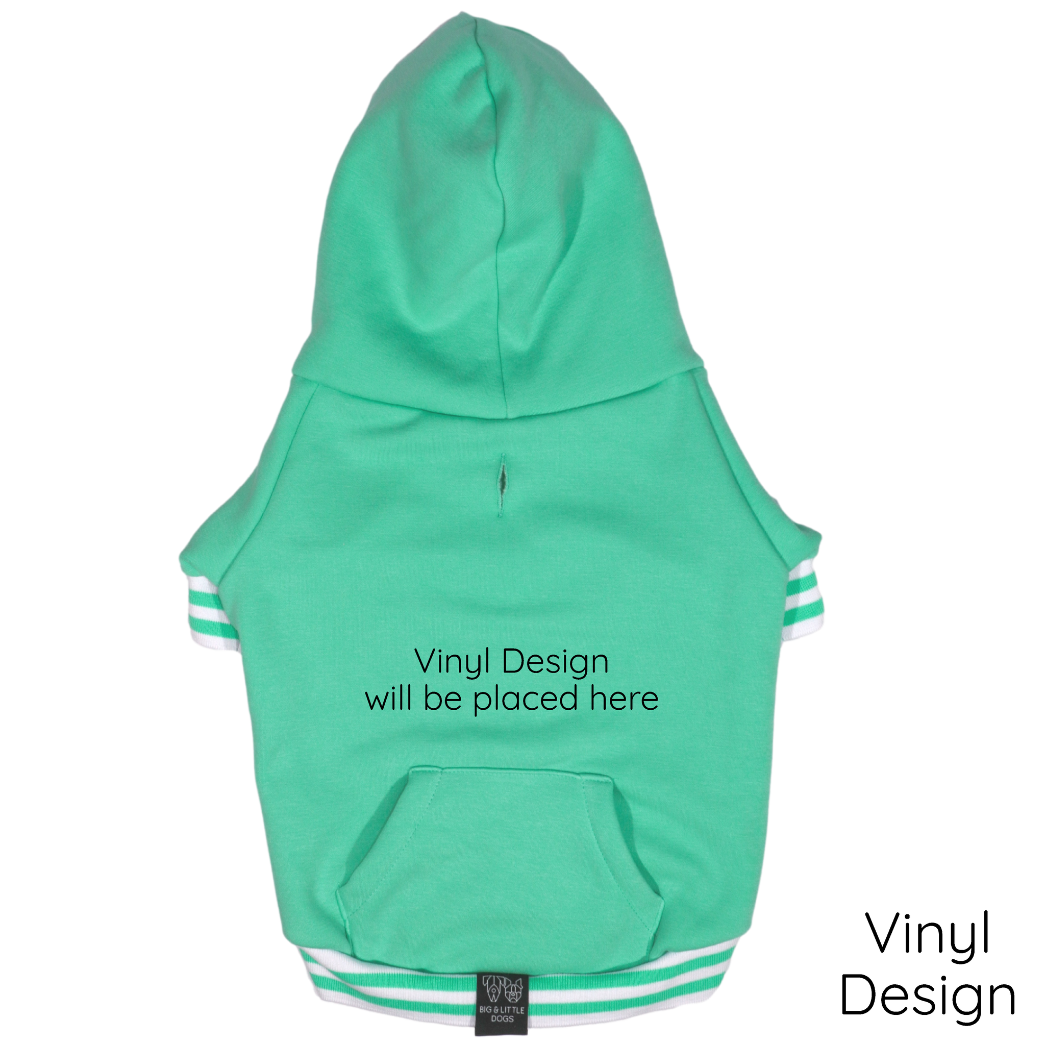 HOODIE DOG JUMPER: Teal {FINAL SALE}