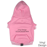 HOODIE DOG JUMPER: Pink {FINAL SALE}