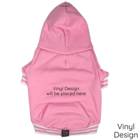 HOODIE DOG JUMPER: Pink {FINAL SALE}