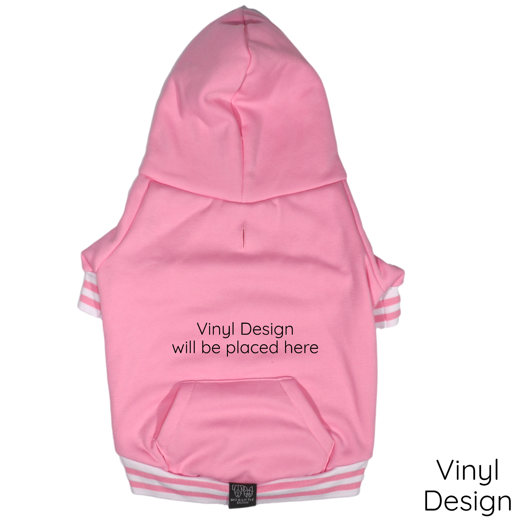 HOODIE DOG JUMPER: Pink {FINAL SALE}