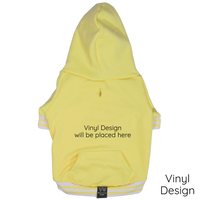 HOODIE DOG JUMPER: Lemon {FINAL SALE}