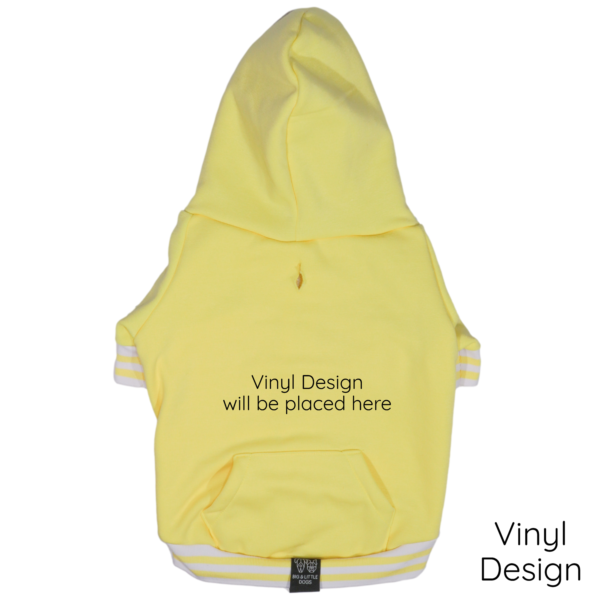 HOODIE DOG JUMPER: Lemon {FINAL SALE}